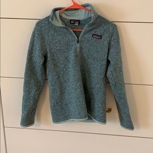 super soft blue patagonia jacket